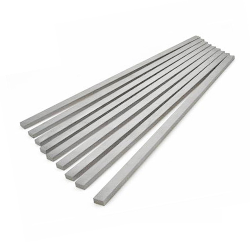 Rectangular Tungsten Carbide Strip P10 - P25 For Machining Steel Cast Steel