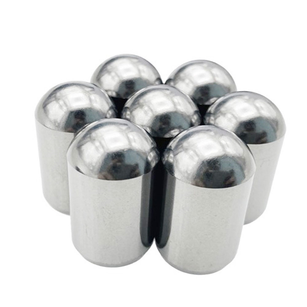 Spherical Solid Tungsten Carbide Drill Bits Button OD 8.25mm Height 12mm