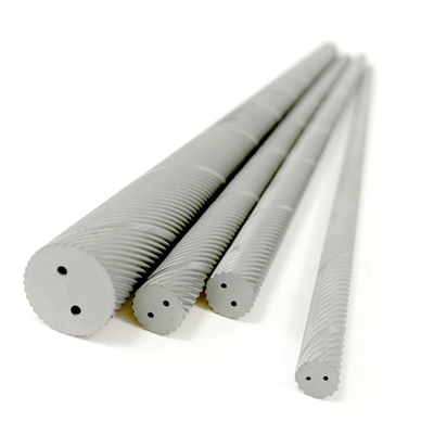 Solid Carbide Helical Coolant Hole Rod K15 OD 8.3mm Tungsten Rod Stock